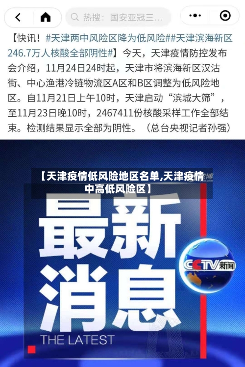 【天津疫情低风险地区名单,天津疫情中高低风险区】