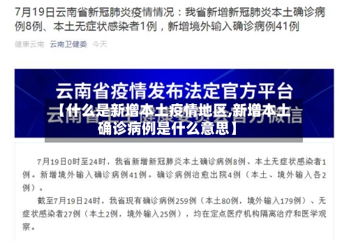 【什么是新增本土疫情地区,新增本土确诊病例是什么意思】-第2张图片