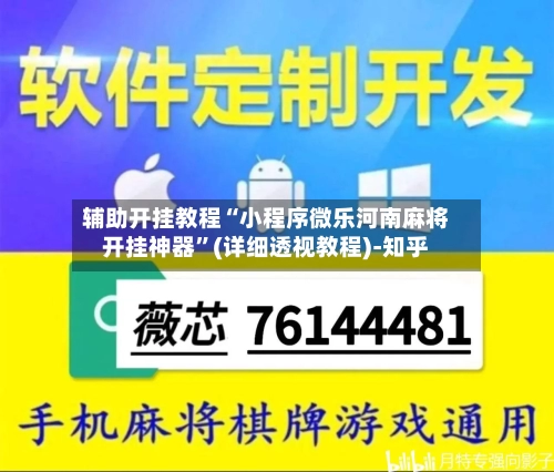 辅助开挂教程“小程序微乐河南麻将开挂神器	”(详细透视教程)-知乎-第2张图片