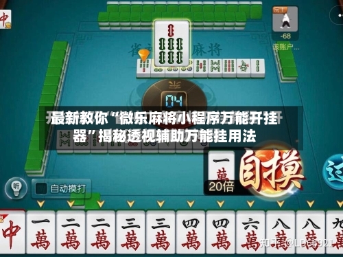 最新教你“微乐麻将小程序万能开挂器	”揭秘透视辅助万能挂用法-第2张图片
