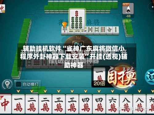 辅助挂机软件“雀神广东麻将微信小程序外卦神器下载安装”开挂(透视)辅助神器-第3张图片