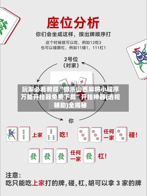 玩家必看教程“微乐山西麻将小程序万能开挂器免费下载	”开挂神器{透视辅助}全揭秘-第3张图片