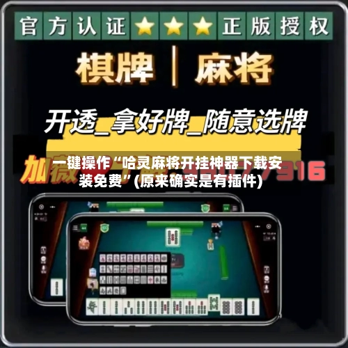 一键操作“哈灵麻将开挂神器下载安装免费”(原来确实是有插件)-第2张图片