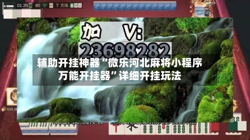 辅助开挂神器“微乐河北麻将小程序万能开挂器	”详细开挂玩法-第3张图片