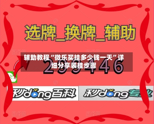 辅助教程“微乐买挂多少钱一天”详细分享装挂步骤-第3张图片