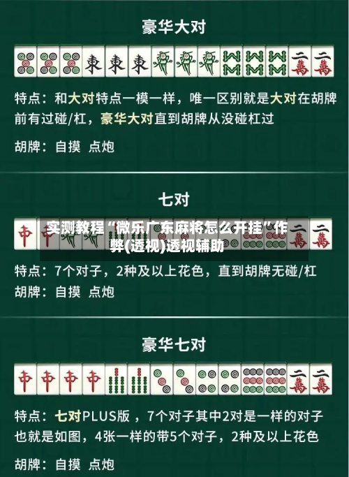 实测教程“微乐广东麻将怎么开挂”作弊(透视)透视辅助-第2张图片