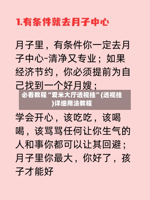 必看教程“爱米大厅透视挂”(透视挂)详细用法教程-第2张图片