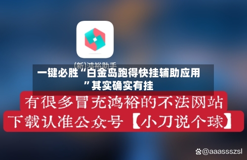 一键必胜“白金岛跑得快挂辅助应用”其实确实有挂-第2张图片