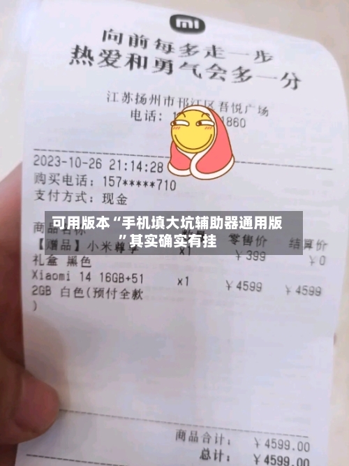 可用版本“手机填大坑辅助器通用版”其实确实有挂-第2张图片