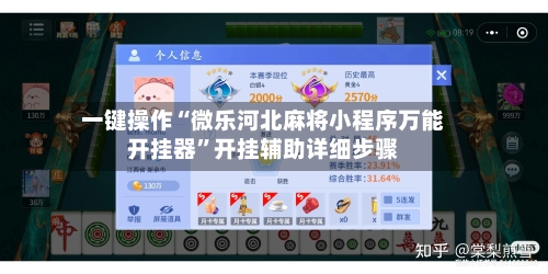 一键操作“微乐河北麻将小程序万能开挂器”开挂辅助详细步骤-第2张图片