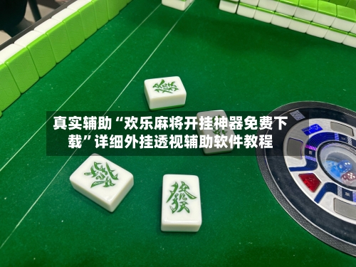 真实辅助“欢乐麻将开挂神器免费下载”详细外挂透视辅助软件教程-第2张图片