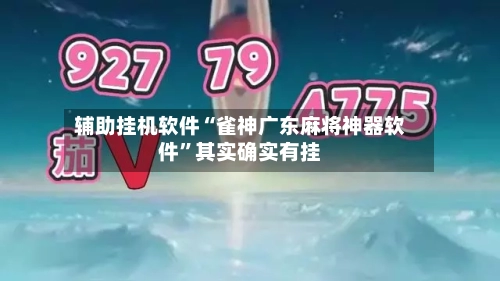 辅助挂机软件“雀神广东麻将神器软件”其实确实有挂-第3张图片