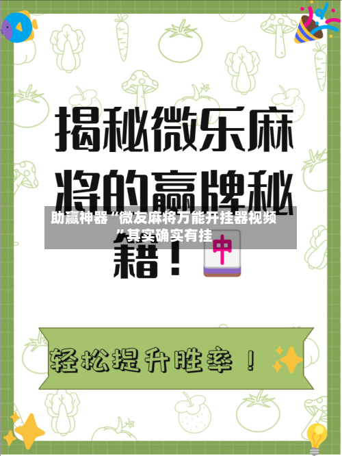 助赢神器“微友麻将万能开挂器视频	”其实确实有挂-第2张图片
