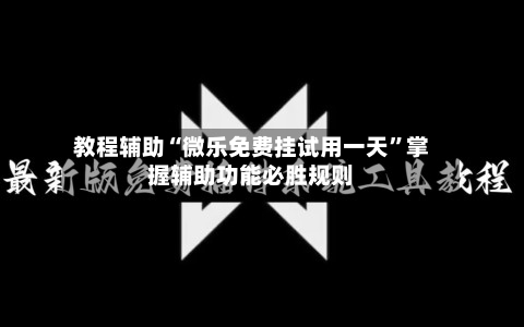 教程辅助“微乐免费挂试用一天”掌握辅助功能必胜规则-第2张图片
