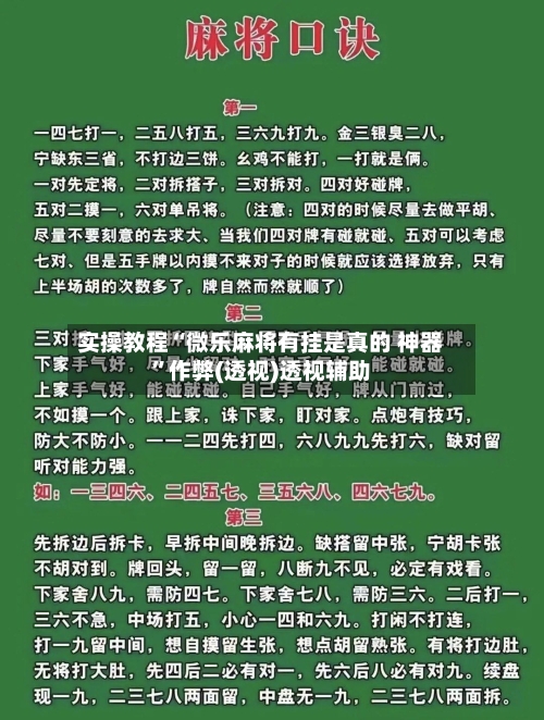 实操教程“微乐麻将有挂是真的 神器	”作弊(透视)透视辅助-第2张图片
