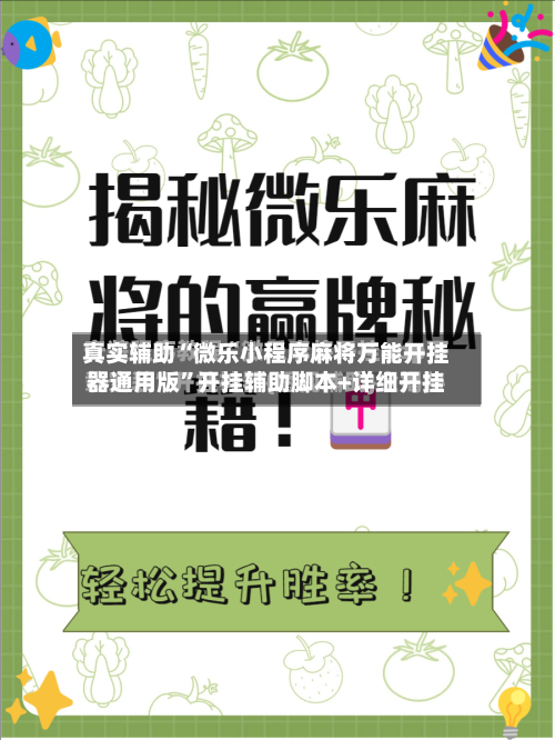 真实辅助“微乐小程序麻将万能开挂器通用版”开挂辅助脚本+详细开挂-第3张图片