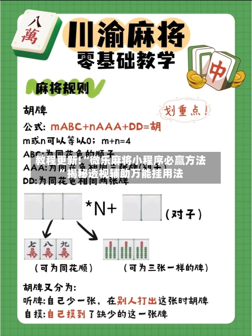 教程更新!“微乐麻将小程序必赢方法”揭秘透视辅助万能挂用法-第3张图片