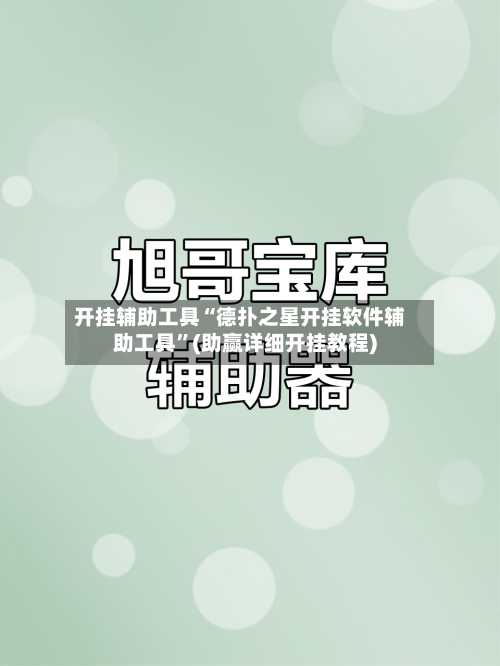 开挂辅助工具“德扑之星开挂软件辅助工具”(助赢详细开挂教程)-第2张图片