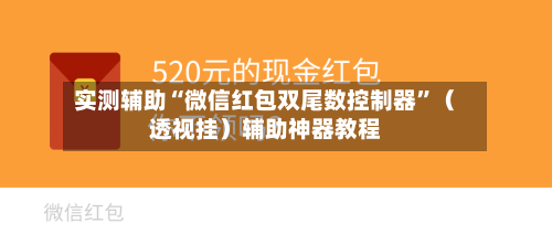 实测辅助“微信红包双尾数控制器”（透视挂）辅助神器教程-第2张图片