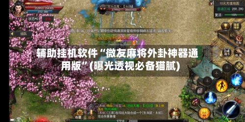 辅助挂机软件“微友麻将外卦神器通用版”(曝光透视必备猫腻)-第2张图片