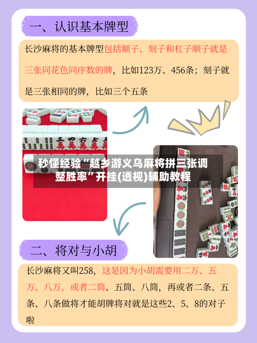 秒懂经验“越乡游义乌麻将拼三张调整胜率	”开挂(透视)辅助教程-第3张图片