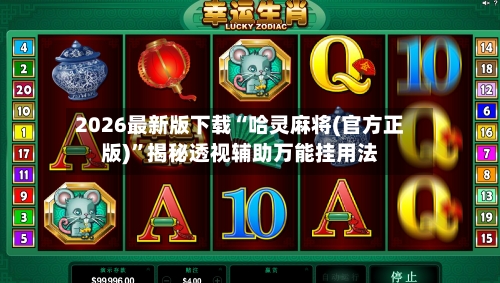 2026最新版下载“哈灵麻将(官方正版)”揭秘透视辅助万能挂用法-第3张图片