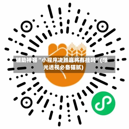 辅助神器“小程序决胜麻将有挂吗	”(曝光透视必备猫腻)-第2张图片