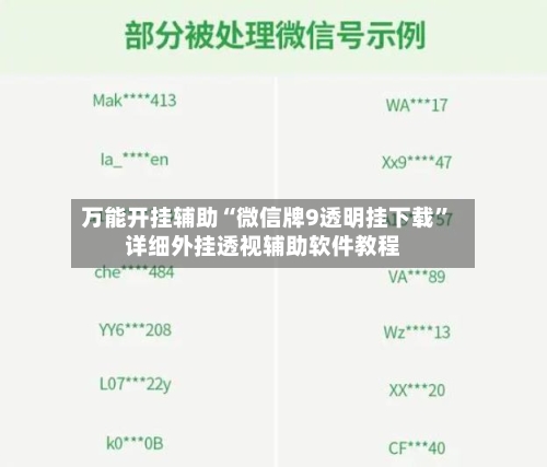 万能开挂辅助“微信牌9透明挂下载”详细外挂透视辅助软件教程-第2张图片