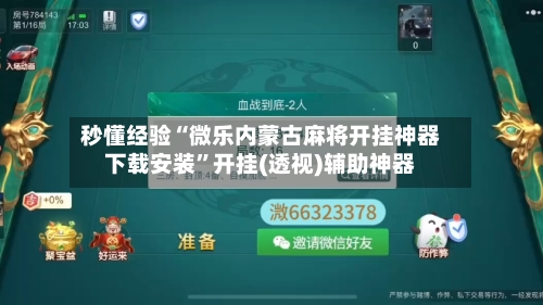 秒懂经验“微乐内蒙古麻将开挂神器下载安装”开挂(透视)辅助神器-第2张图片