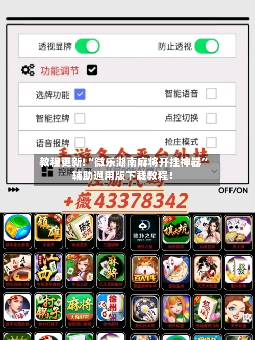 教程更新!“微乐湖南麻将开挂神器”辅助通用版下载教程！-第3张图片