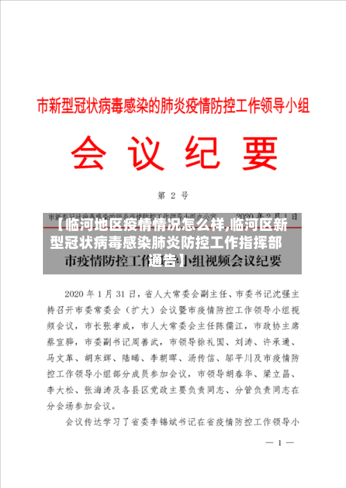 【临河地区疫情情况怎么样,临河区新型冠状病毒感染肺炎防控工作指挥部通告】
