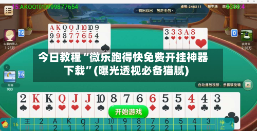 今日教程“微乐跑得快免费开挂神器下载”(曝光透视必备猫腻)-第3张图片