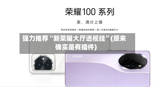 强力推荐“新荣耀大厅透视挂”(原来确实是有插件)-第3张图片