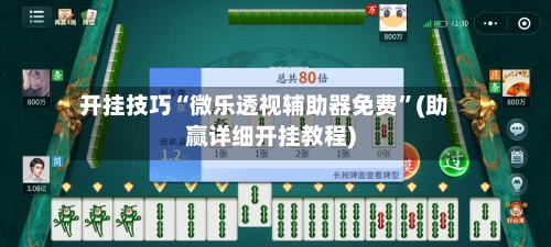 开挂技巧“微乐透视辅助器免费”(助赢详细开挂教程)-第3张图片