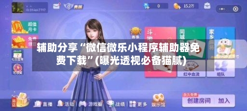 辅助分享“微信微乐小程序辅助器免费下载”(曝光透视必备猫腻)-第3张图片