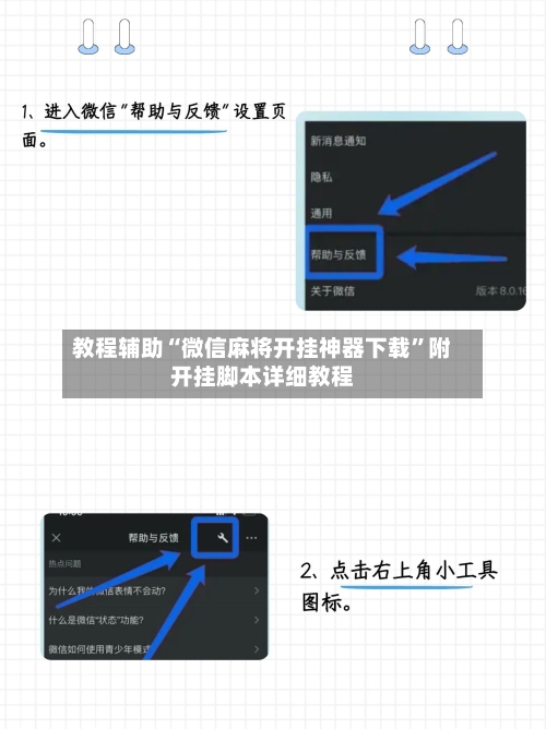 教程辅助“微信麻将开挂神器下载	”附开挂脚本详细教程-第2张图片