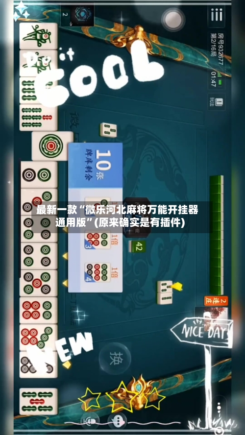最新一款“微乐河北麻将万能开挂器通用版”(原来确实是有插件)