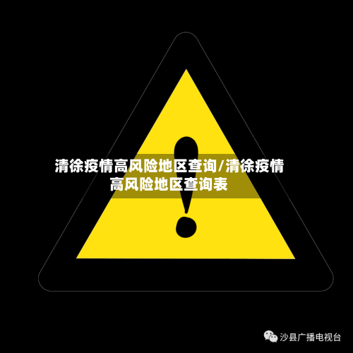清徐疫情高风险地区查询/清徐疫情高风险地区查询表
