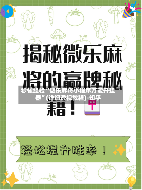 秒懂经验“微乐麻将小程序万能开挂器	”(详细透视教程)-知乎-第2张图片