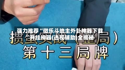 强力推荐“微乐斗地主外卦神器下载	”开挂神器{透视辅助}全揭秘-第3张图片