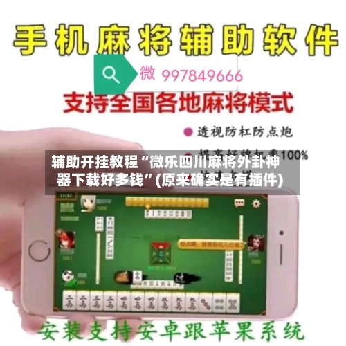 辅助开挂教程“微乐四川麻将外卦神器下载好多钱”(原来确实是有插件)-第3张图片