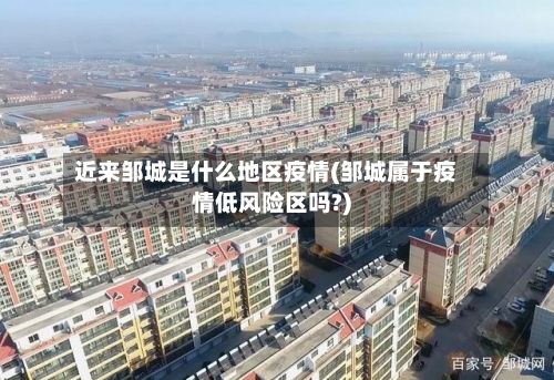 近来邹城是什么地区疫情(邹城属于疫情低风险区吗?)-第2张图片