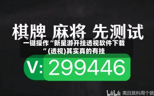 一键操作“新星游开挂透视软件下载”(透视)其实真的有挂-第2张图片