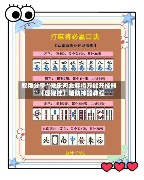 教程分享“微乐河北麻将万能开挂器”（透视挂）辅助神器教程