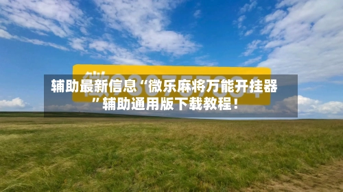 辅助最新信息“微乐麻将万能开挂器”辅助通用版下载教程！-第3张图片