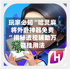 玩家必知“哈灵麻将外卦神器免费”揭秘透视辅助万能挂用法-第2张图片