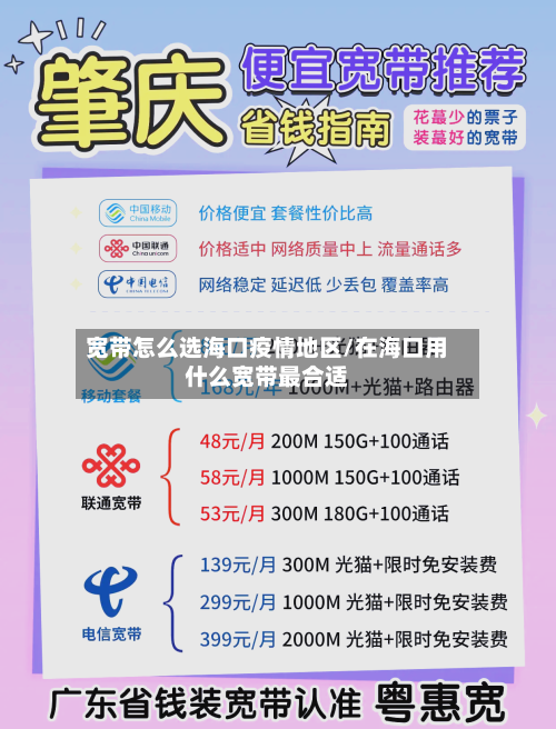 宽带怎么选海口疫情地区/在海口用什么宽带最合适