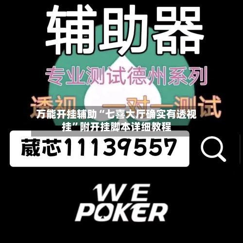 万能开挂辅助“七喜大厅确实有透视挂”附开挂脚本详细教程-第3张图片