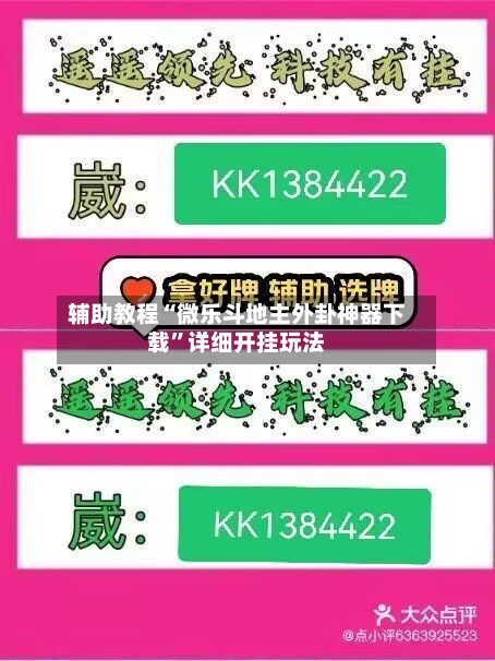 辅助教程“微乐斗地主外卦神器下载”详细开挂玩法-第2张图片