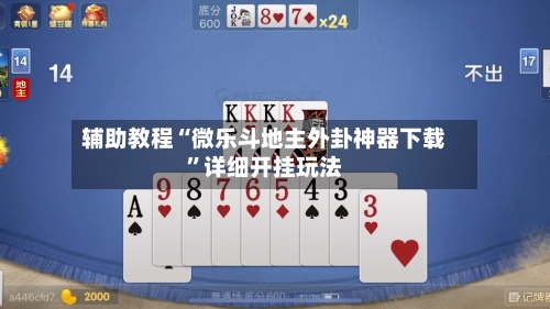 辅助教程“微乐斗地主外卦神器下载	”详细开挂玩法-第3张图片